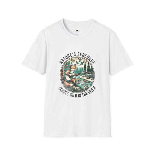 Fox Guitarist Nature's Serenade Unisex T-Shirt