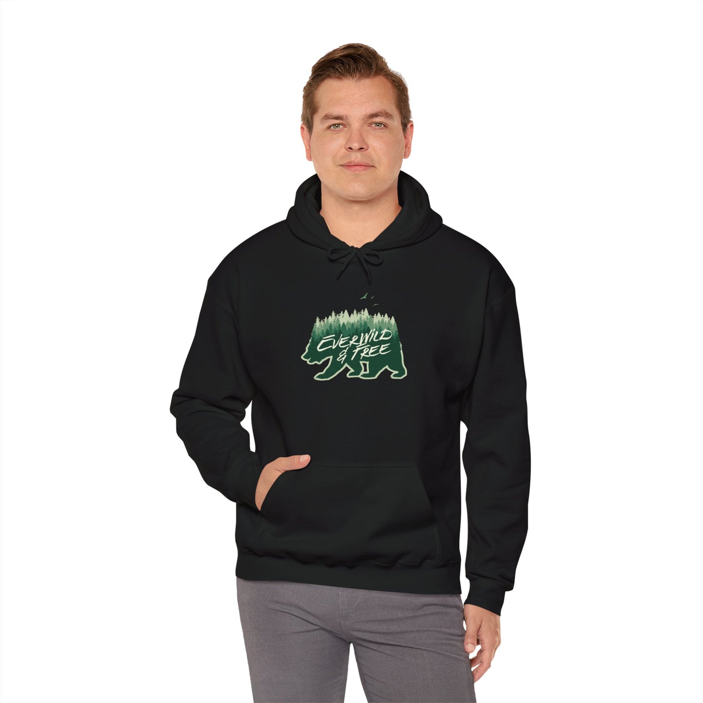 Wild and Free Bear Hoodie