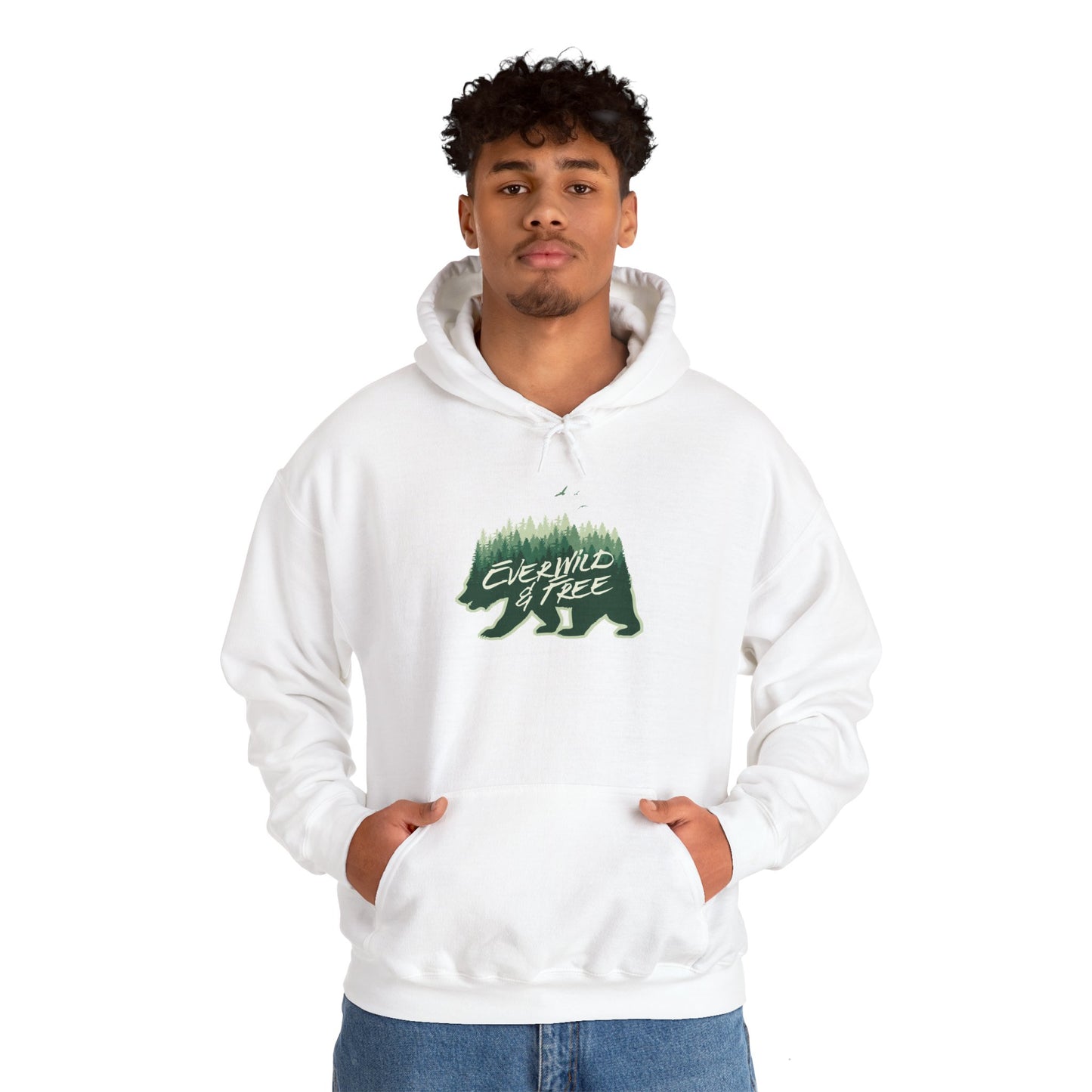 Wild and Free Bear Hoodie