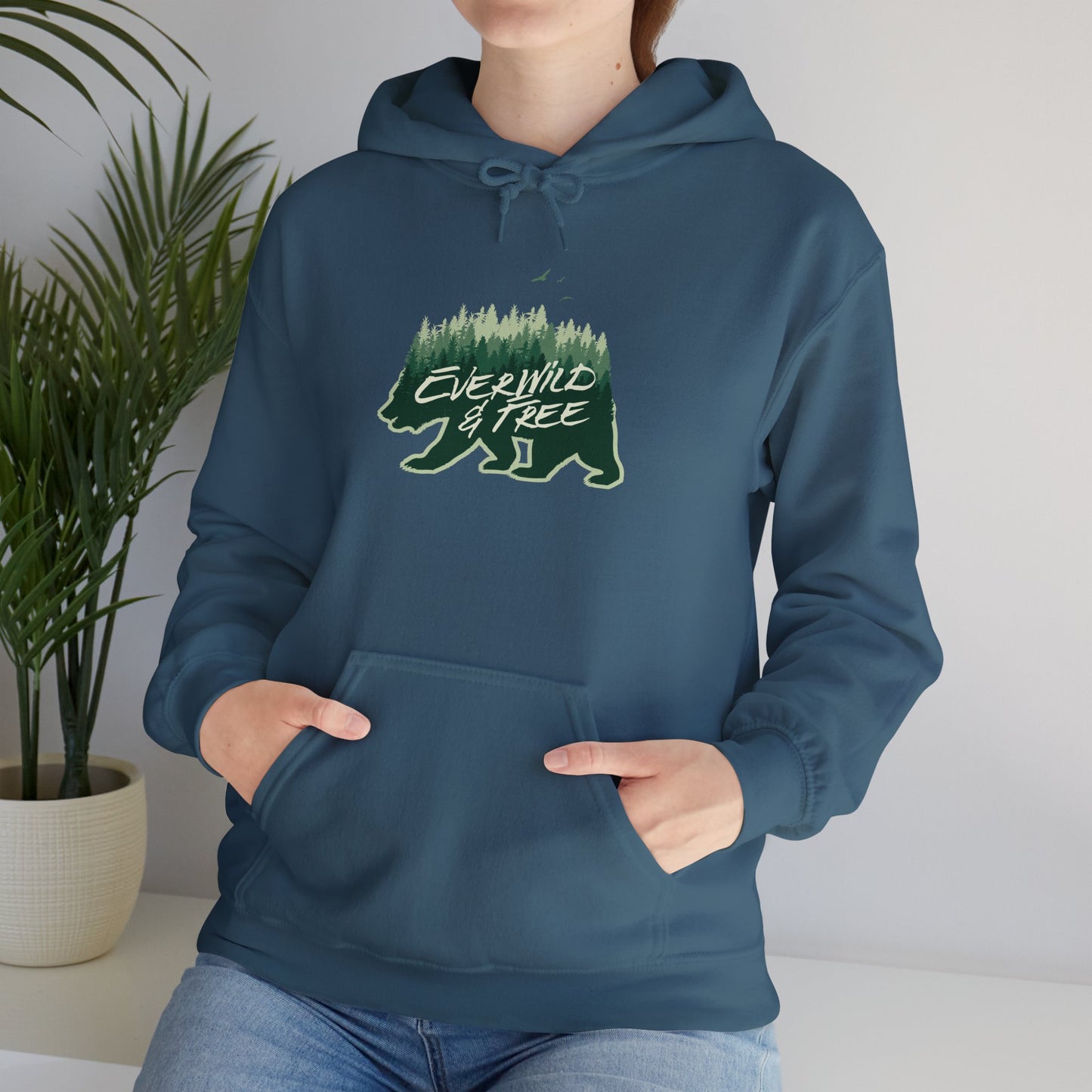 Wild and Free Bear Hoodie